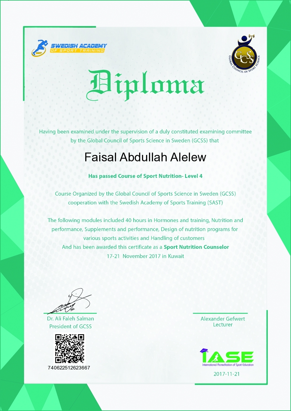 FAISAL ALELEW